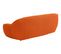 Canapé 3 places NOVA tissu GOLF orange