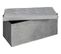 Banc coffre L. 76 - H 38 cm DIAMANT Gris