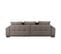 Canapé convertible 4 places BOREALE tissu polaris taupe 05