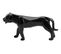 Statue L33 cm PANTHERE Noir