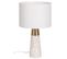 Lampe à poser terrazzo H.45 cm UZARK Blanche