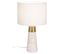 Lampe à poser terrazzo H.45 cm UZARK Blanche