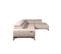 Canapé d'angle droit relax PALLADIO tissu Polaris beige