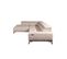 Canapé d'angle gauche relax PALLADIO tissu Polaris beige