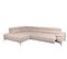 Canapé d'angle gauche relax PALLADIO tissu Polaris beige