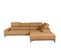 Canapé d'angle droit relax PALLADIO tissu Polaris ambre