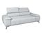 Canapé 3 places relax PALLADIO tissu Polaris gris clair