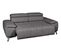 Canapé 2 places relax PALLADIO tissu Polaris gris éléphant