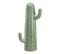 Statue cactus H. 42 cm UHAINA Vert