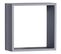 Etagère carré set de 3 MELIE Imitation aluminium
