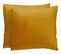 2 taies d'oreiller 65x65 cm DREAMEA PERCALE OCRE