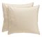 2 taies d'oreiller 65x65 cm DREAMEA PERCALE BEIGE