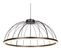 Suspension Led D. 49 cm HALDEN Noire