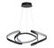 Suspension Led L. 60 cm ZIGGY Noire