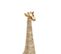 Statue girafe H. 41,5 cm VICTORIA Doré