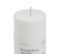 Bougie cylindrique H. 12 cm ORIA Blanc