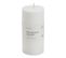 Bougie cylindrique H. 12 cm ORIA Blanc