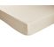 Drap housse 180x200 cm DREAMEA PERCALE BEIGE