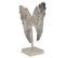 Statue ailes H. 45 cm VARSO Argenté