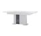 Table rectangulaire + All L160 APRILIA Blanc / Gris