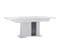Table rectangulaire + All L160 APRILIA Blanc / Gris