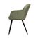 Chaise Repas Rio Vert Pieds Métal Noir - Vert