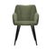 Chaise Repas Rio Vert Pieds Métal Noir - Vert