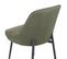 Chaise Bicolore Vert Chiné/vert Pieds Métal Noir Milo - Vert