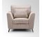 Fauteuil Isla Velours Côtelé Fjord Beige - Beige