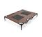 Lit Camp Chien Outdoor Lit Surélevé XL 122 Cm Marron Tissu Oxford 30kg Max. 16_0002721