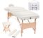 Table De Massage Pliable Et Tabouret 10 Cm D'épaisseur Blanc 02_0001864