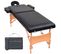Table De Massage Pliable à 2 Zones 10 Cm D'épaisseur Noir 02_0001867