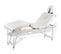 Table Pliable De Massage 4 Zones Au Cadre Inox Blanc Crème 02_0001877