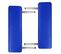 Table Pliable De Massage 3 Zones Shiatsu Et Le Reiki Avec Cadre En Aluminium Bleu 02_0001881