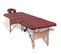 Table Pliable De Massage 4 Zones Avec Cadre En Bois Rouge 02_0001897