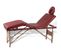Table Pliable De Massage 4 Zones Avec Cadre En Bois Rouge 02_0001897