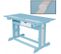 Bureau Enfant Plateau de travail inclinable Bleu