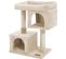 Arbre à Chat Colonne En Sisal Pour Aiguiser Les Griffes 2 Niches Luxueuses Maison De Jeu Meubles Po