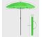 Parasol De Jardin Diamètre 2 M Ombrelle Protection Upf 50+ Inclinable Portable Résistant Au Vent Ba