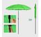 Parasol De Jardin Diamètre 2 M Ombrelle Protection Upf 50+ Inclinable Portable Résistant Au Vent Ba