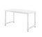 Bureau Réglable Poste De Travail Table Bois Mélaminé 120 Cm Blanc 03_0001162