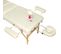 Table De Massage Pliante 3 Zones - 10 Cm D'épaisseur + Housse Beige 2008136