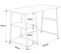 Bureau En Mdf Et Acier En 120cm Blanc 19_0000358