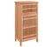 Armoire De Salle De Bain 42 X 29 X 82 Cm Bois Massif De Noyer