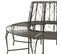 Banc De Jardin Meuble De Patio D'extérieur Terrasse Circulaire De Jardin 160 X 89 Cm Acier Gris