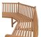 Banc De Jardin Meuble De Patio D'extérieur Terrasse D'angle De Jardin 185 X 185 X 90 Cm Bois