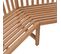 Banc De Jardin Meuble De Patio D'extérieur Terrasse D'angle De Jardin 185 X 185 X 90 Cm Bois