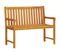 Banc De Jardin Meuble De Patio D'extérieur Terrasse 110 X 55,5 X 90 Cm Bois D'acacia Solide 02_0011