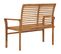 Banc De Jardin Meuble De Patio D'extérieur Terrasse 112 X 55 X 94 Cm Bois De Teck Solide 02_0011177