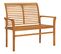 Banc De Jardin Meuble De Patio D'extérieur Terrasse 112 X 55 X 94 Cm Bois De Teck Solide 02_0011177